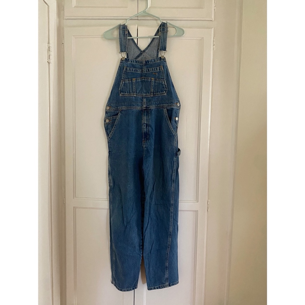Vintage denim overalls
